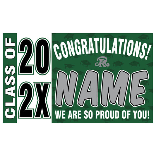 GBY01 Personalized Graduation Banner - No Pic
