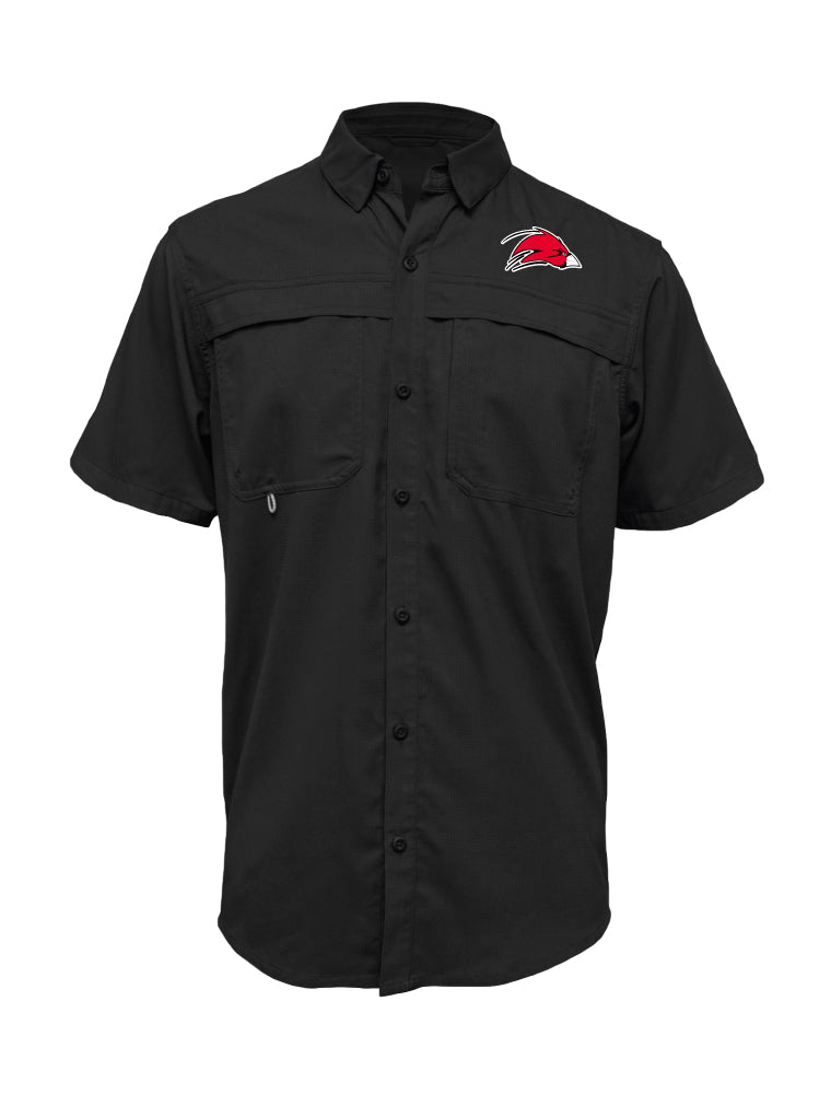 MBC10 - ST. MATTHEW BOOSTER BLACK FISHING SHIRT