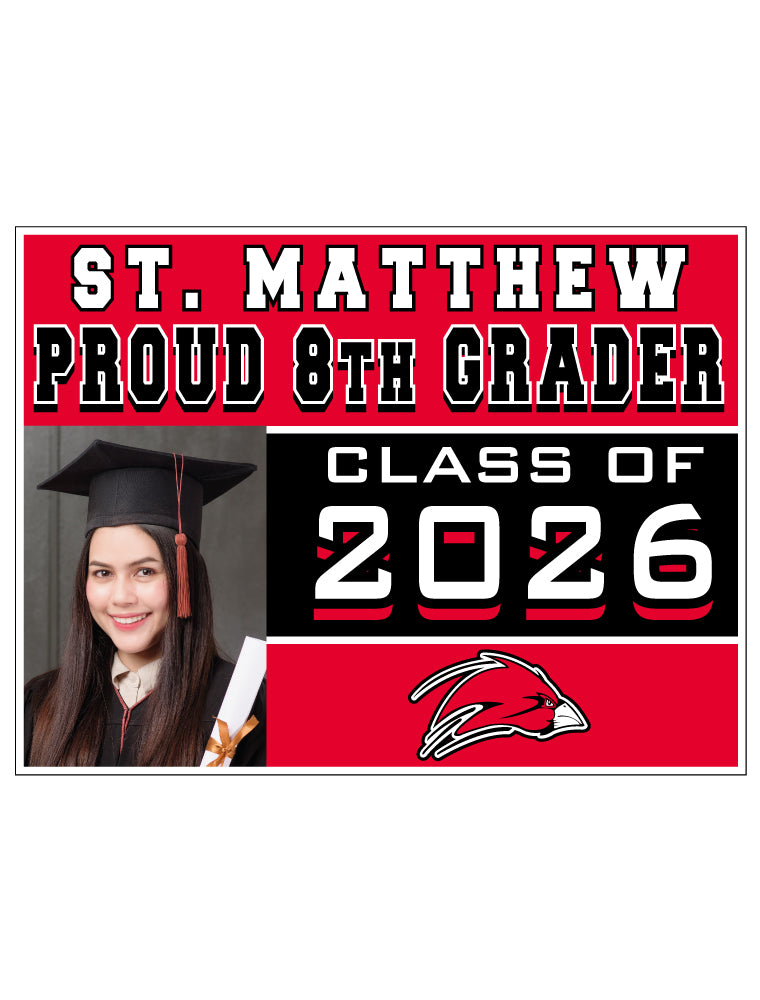 MBC16 - ST. MATTHEW BOOSTER PHOTO YARD SIGN