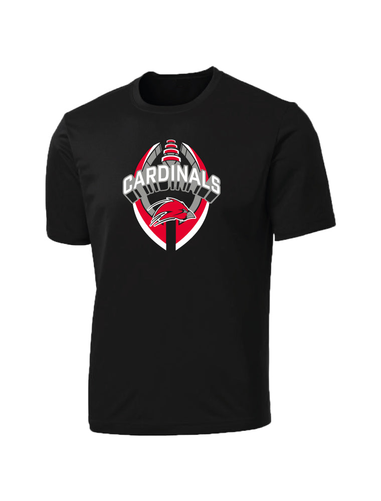 MBC19 - ST. MATTHEW BOOSTER CARDINALS FOOTBALL BLACK DRIFIT SHORT SLEEVE SHIRT