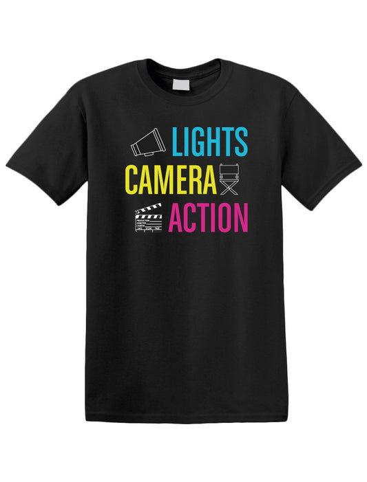 Lights, Camera, Actions Acting T-shirt