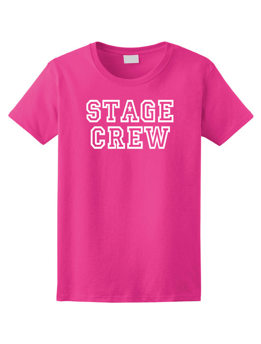 Stage Crew T-shirt pink