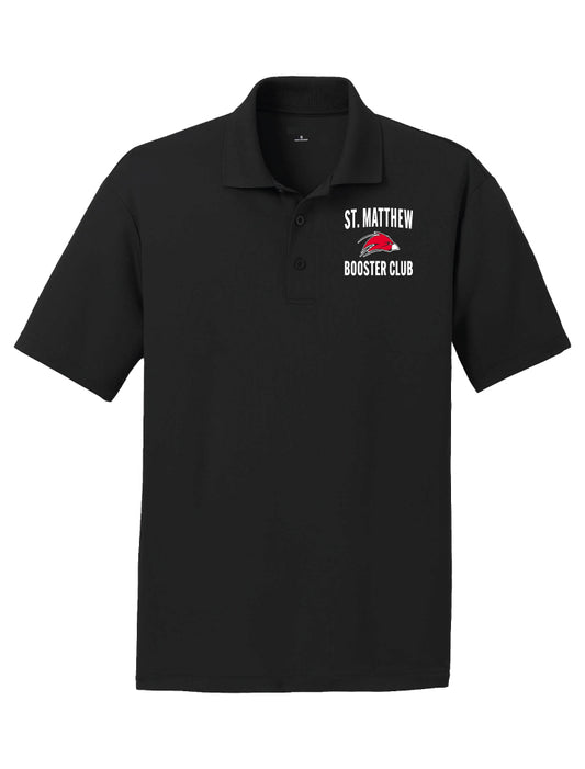 MBC8 - ST. MATTHEW BOOSTER BLACK DRIFIT POLO