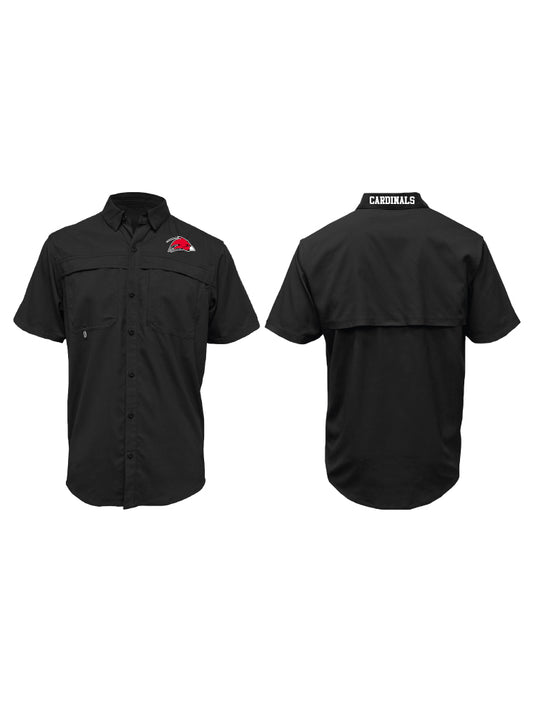 MBC10 - ST. MATTHEW BOOSTER BLACK FISHING SHIRT