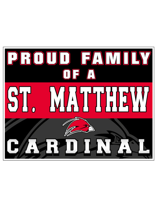 MBC12 - ST. MATTHEW BOOSTER NON PERSONALIZED YARD SIGN