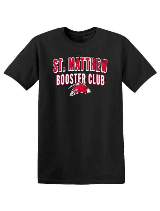 MBC17 - ST. MATTHEW BOOSTER BLACK COTTON SHORT SLEEVE SHIRT