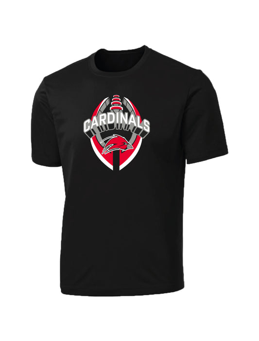 MBC19 - ST. MATTHEW BOOSTER CARDINALS FOOTBALL BLACK DRIFIT SHORT SLEEVE SHIRT