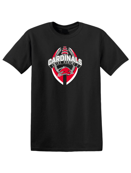 MBC20 - ST. MATTHEW BOOSTER CARDINALS BLACK COTTON SHORT SLEEVE SHIRT
