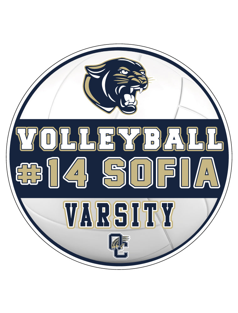 OFS05 - O'CONNOR VARSITY VOLLEYBALL FENCE SIGN