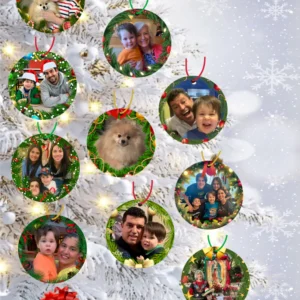 CM02 Acrylic Ornament Photo Collection – 10-Piece Custom Set