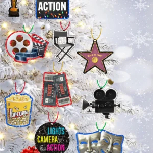 CM04 Acting & Theater Phrases Ornament Collection- 10 Piece Set