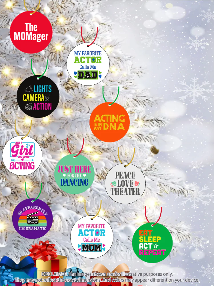 CM08 Acting & Theater Phrases Ornament Collection - 10-Piece Set