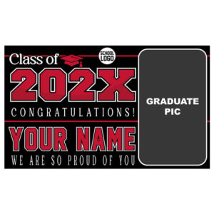 GBR01 Personalized Graduation Banner - Proud of You