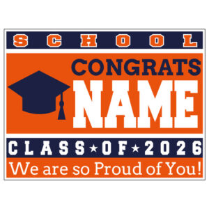CGS06 - Personalized Graduate Regular Yard Sign