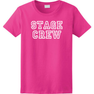 Stage Crew T-shirt pink