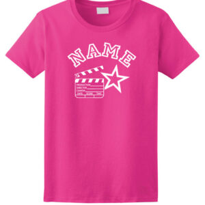 Your name on T-shirt with star