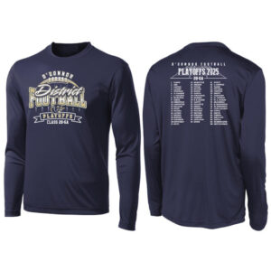 OC4 O'CONNOR DISTRICT PLAYOFFS DRIFIT LONG SLEEVE NAVY SHIRT
