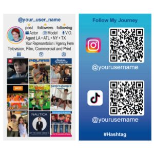 Custom Social Media Business Cards