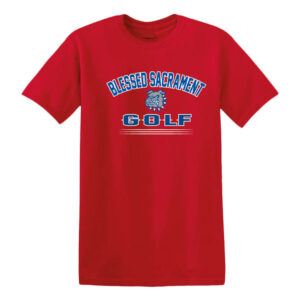 BSS04 RED SHORT SLEEVE COTTON GOLF SHIRT