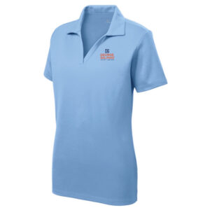GSA05 - WOMEN’S LIGHT BLUE V-NECK POLO