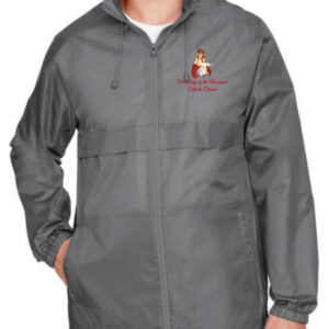 OLA09 - OUR LADY OF THE ATONEMENT GRAY WINDBREAKER