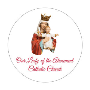 OLA15 - OUR LADY OF THE ATONEMENT DECAL